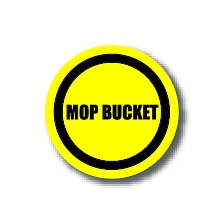 Ergomat 16in CIRCLE SIGNS - Mop Bucket DSV-SIGN 256 #0482 -UEN